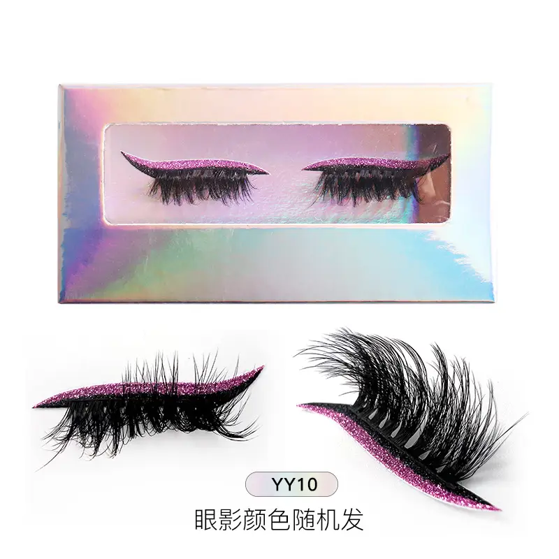 False Eyelashes Thick Curling Eye Makeup Stickers