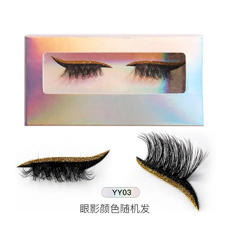 False Eyelashes Thick Curling Eye Makeup Stickers