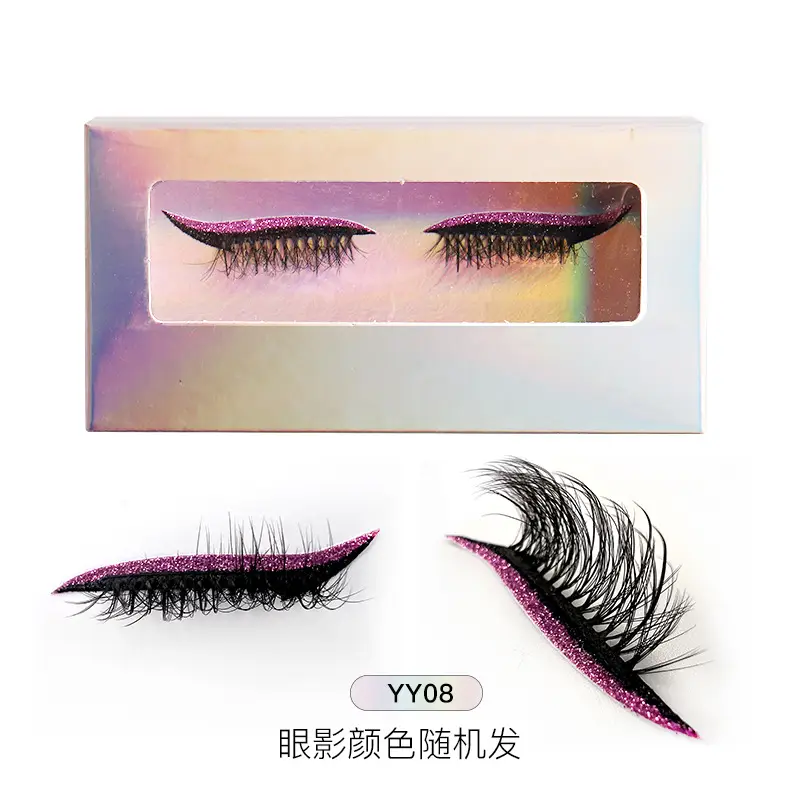False Eyelashes Thick Curling Eye Makeup Stickers