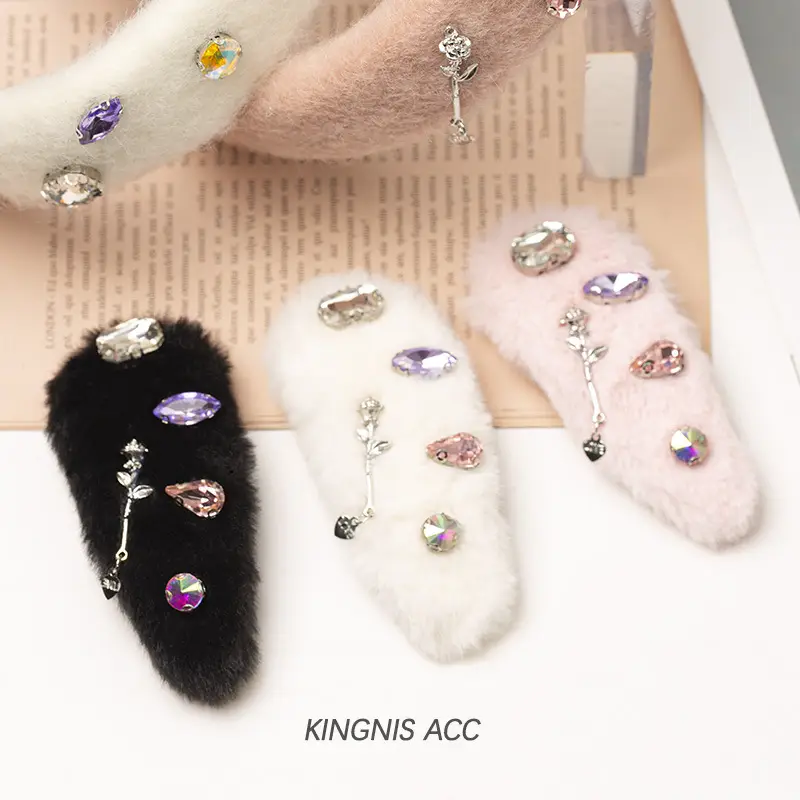 Sparkling Rhinestone Hairband for Women Autumn Winter - Image 3