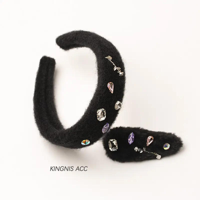 Sparkling Rhinestone Hairband for Women Autumn Winter - Image 5