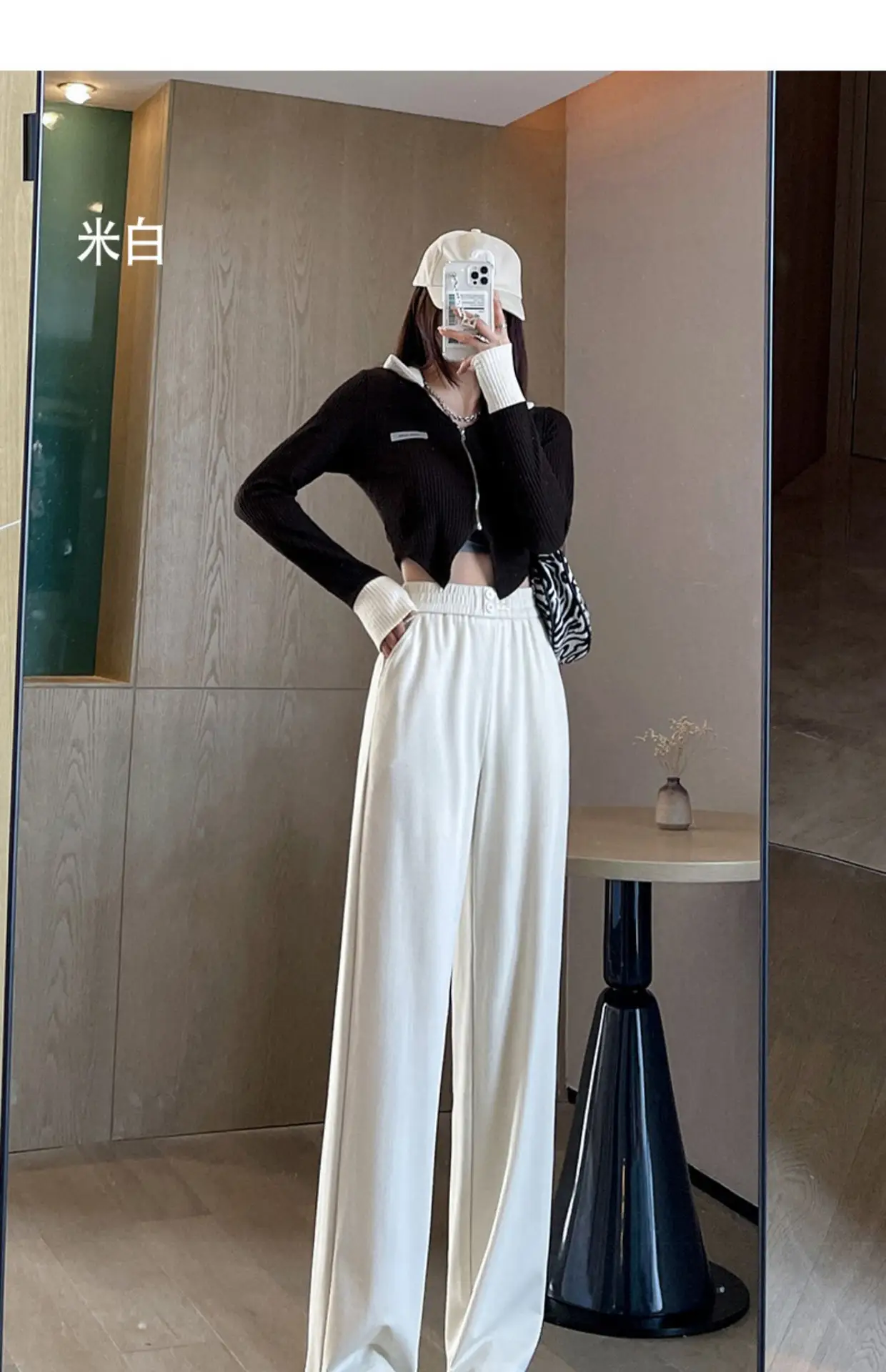 Ice Silk Wide Leg Pants 2025 Summer Loose Straight — feature 19