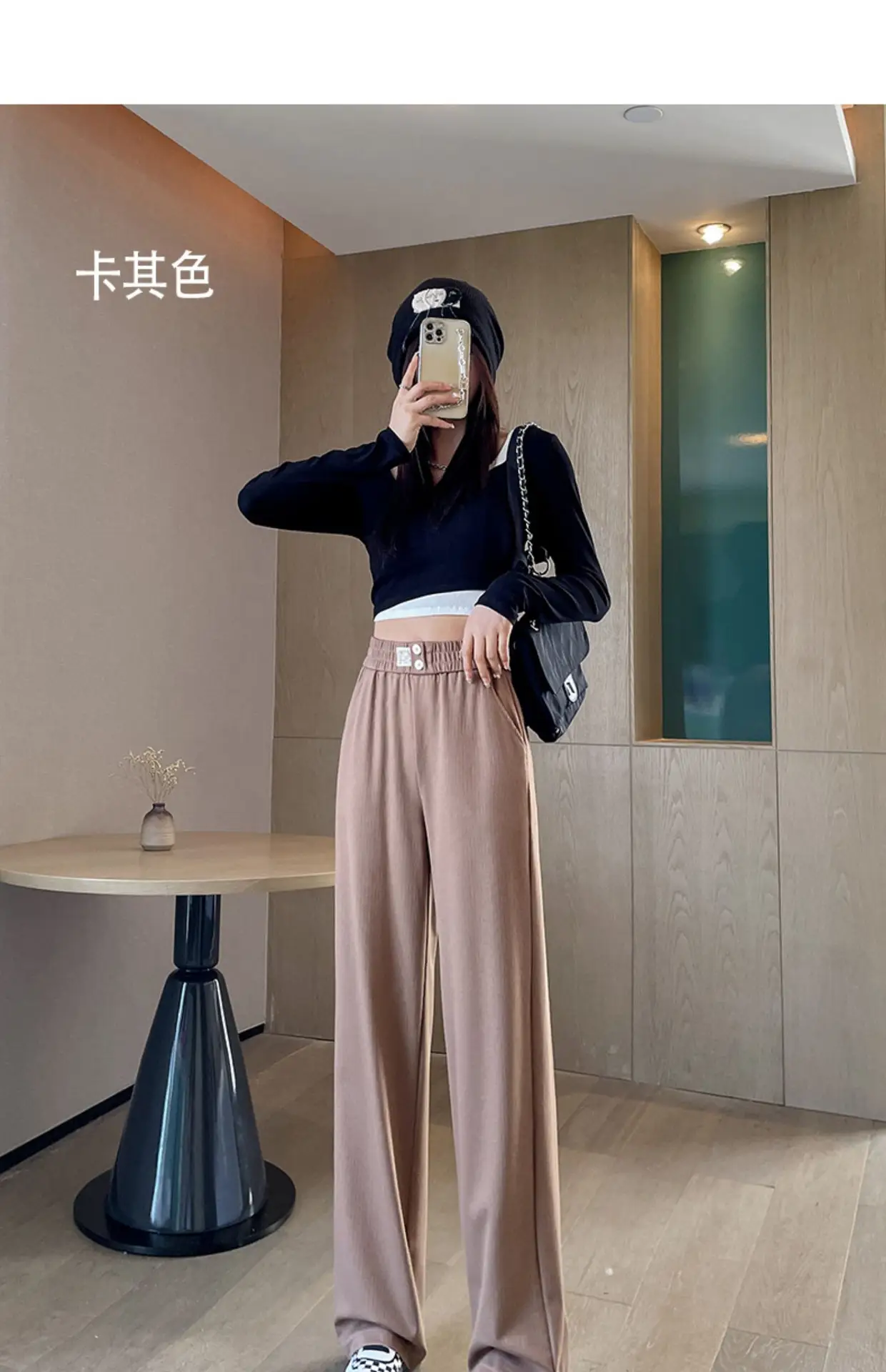 Ice Silk Wide Leg Pants 2025 Summer Loose Straight — feature 25