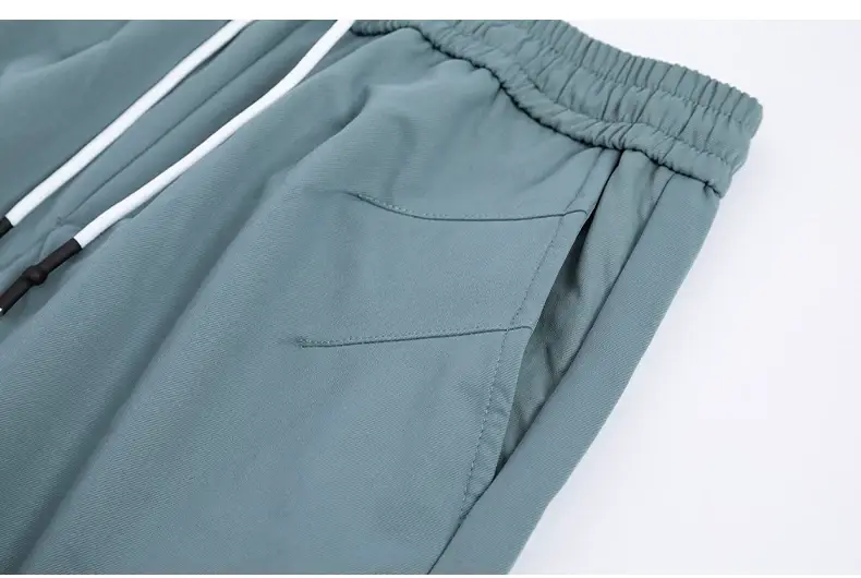 Men Black Multi-Pocket Letter Croc Pants — feature 25