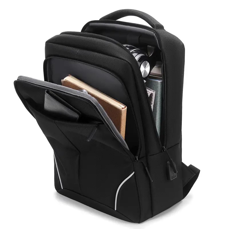 Men's Waterproof Computer Backpack College Student Travel Bag - Image 6