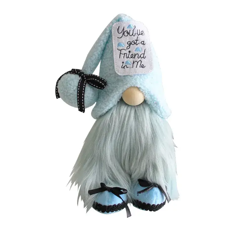 Cangyan Blue Faceless Doll Window Decor - Image 6