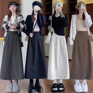 Irregular High Waist Pleated Skirt Women's Beige — feature 14