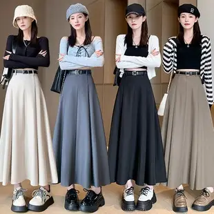 Irregular High Waist Pleated Skirt Women's Beige — feature 6