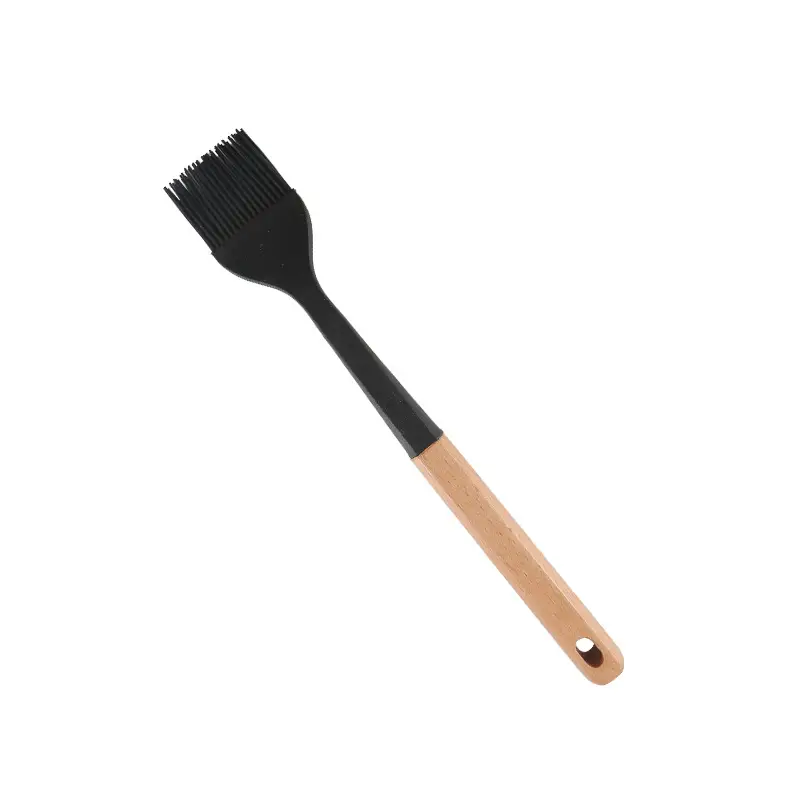 Wooden Handle Silicone Kitchenware 13 Pieces suit Storage Barrel Kitchen Tools Non-stick Cooking Spoon suit