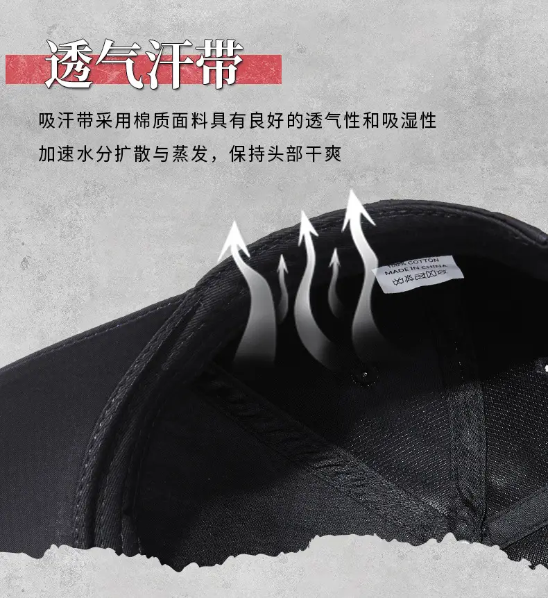 White Letter Embroidered Golf Cap for Men Women — feature 17