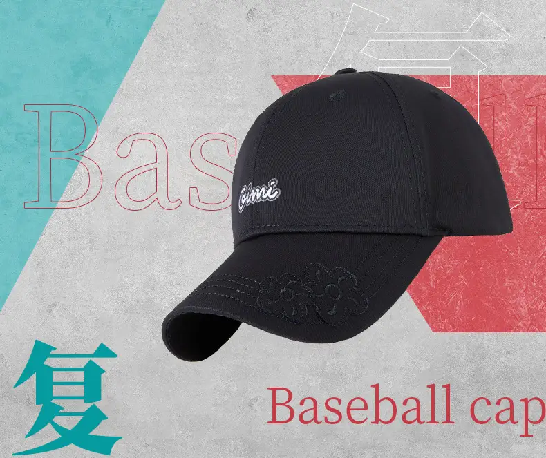 White Letter Embroidered Golf Cap for Men Women — feature 2