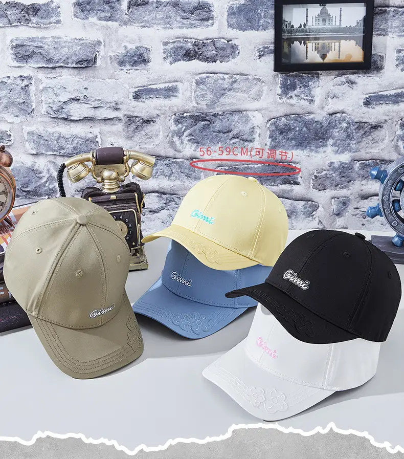 White Letter Embroidered Golf Cap for Men Women — feature 22