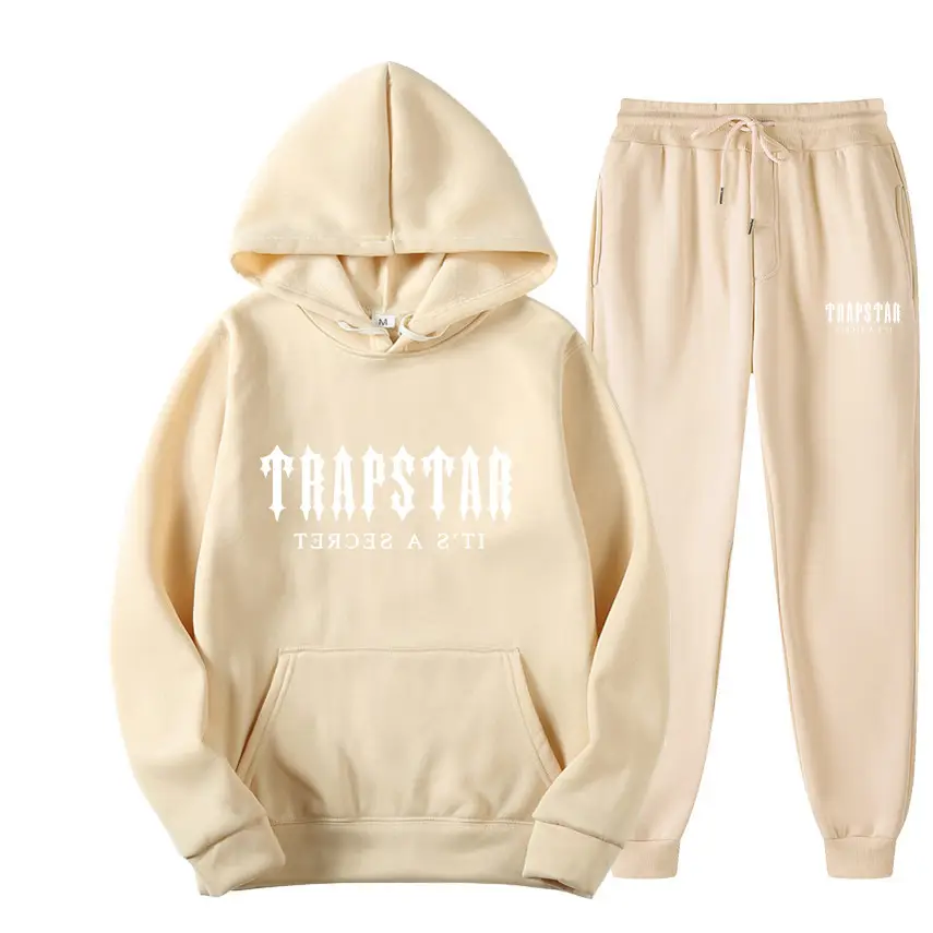 TRAPSTAR Fleece Hoodie Set Blue for Men Women