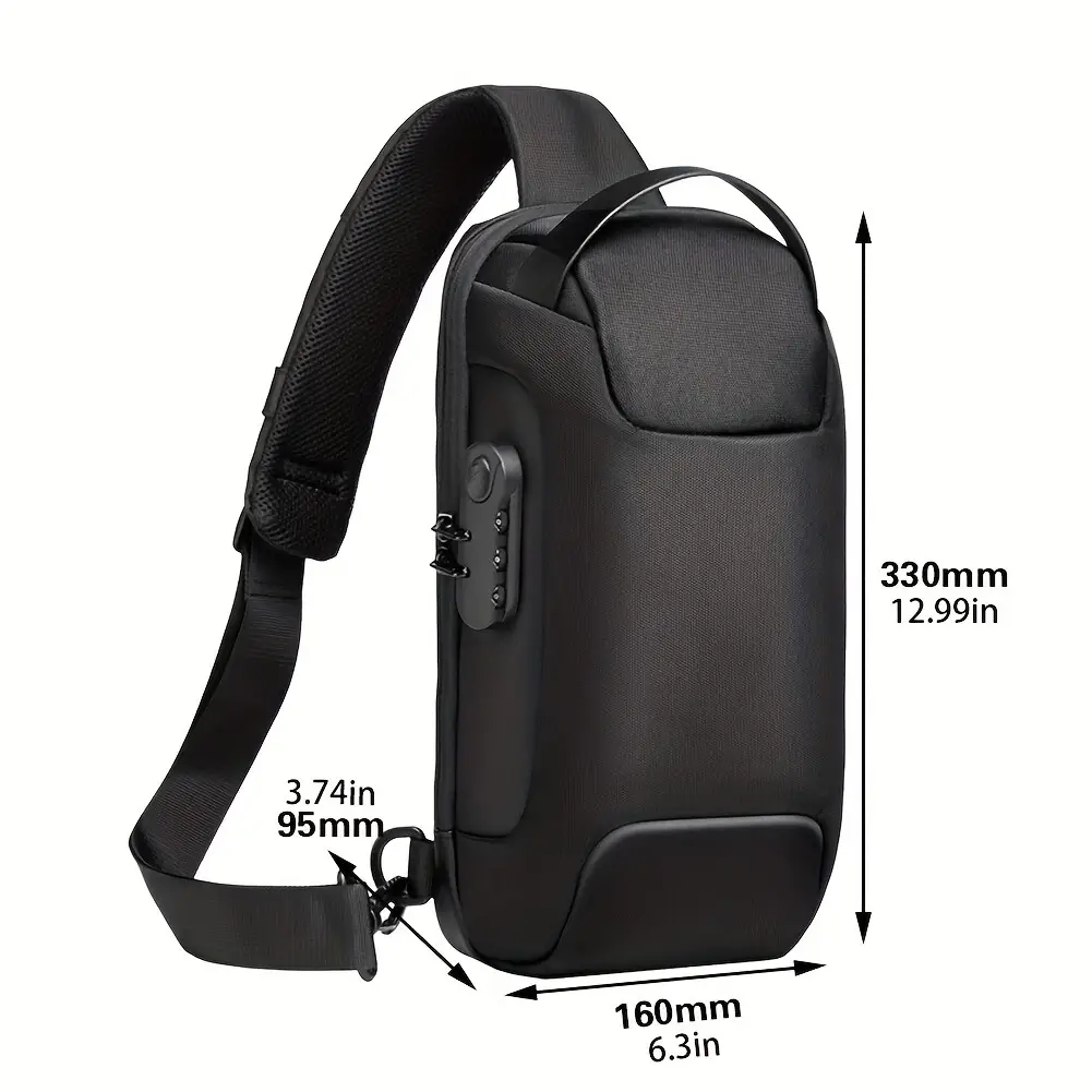 Men's Camo Anti-Theft Chest Bag Small Motorcycle Cycling Bag