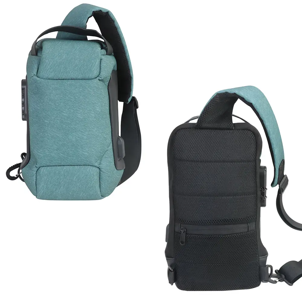 Men's Camo Anti-Theft Chest Bag Small Motorcycle Cycling Bag