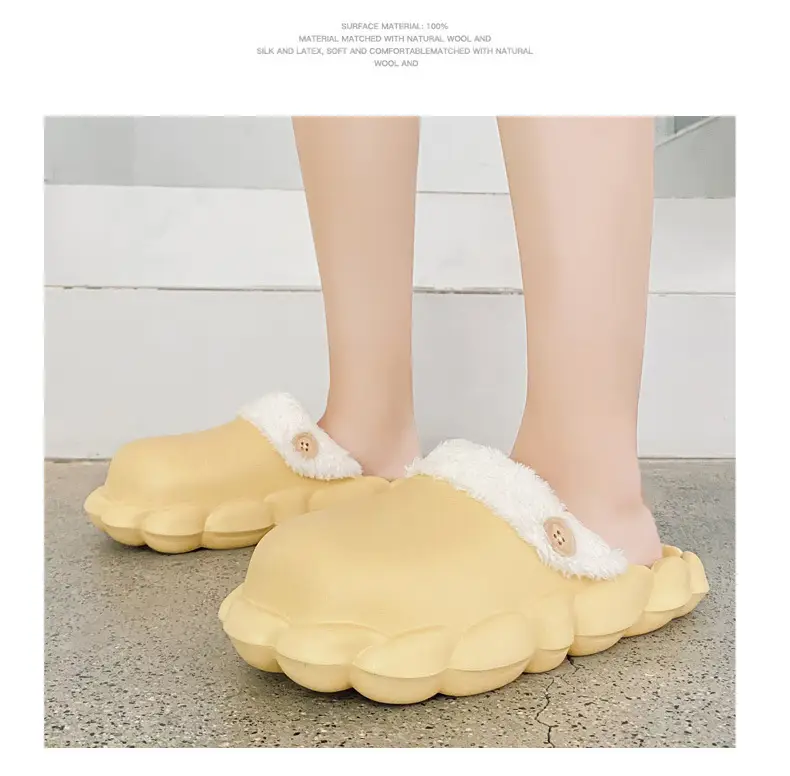 Detachable cotton slippers women's autumn and winter home warm moon shoes EVA waterproof non-slip covered plush cotton shoes — feature 22