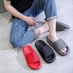 Women's Detachable Cotton Warm Slippers Black Winter — feature 25