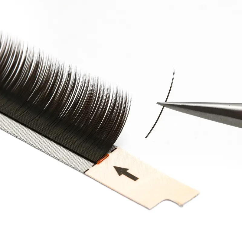 0.25 C Fake Eyelashes Single Flat Hair Double Tip - Image 23