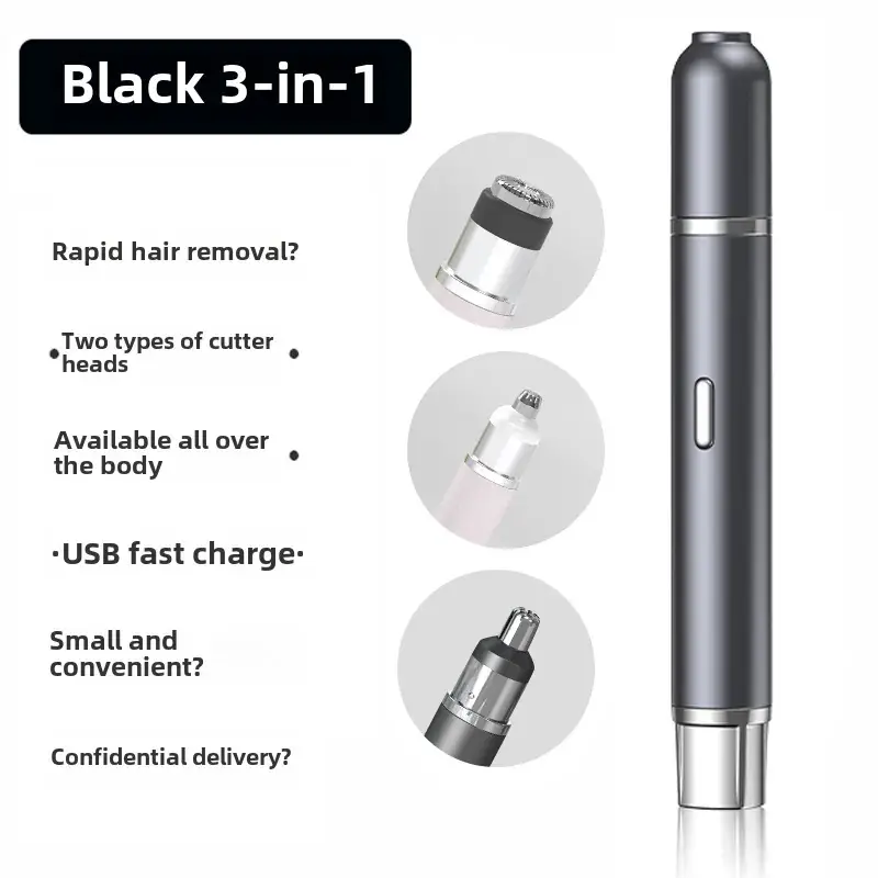 Electric Eyebrow Trimmer with Blade & Charging Cable - Image 2