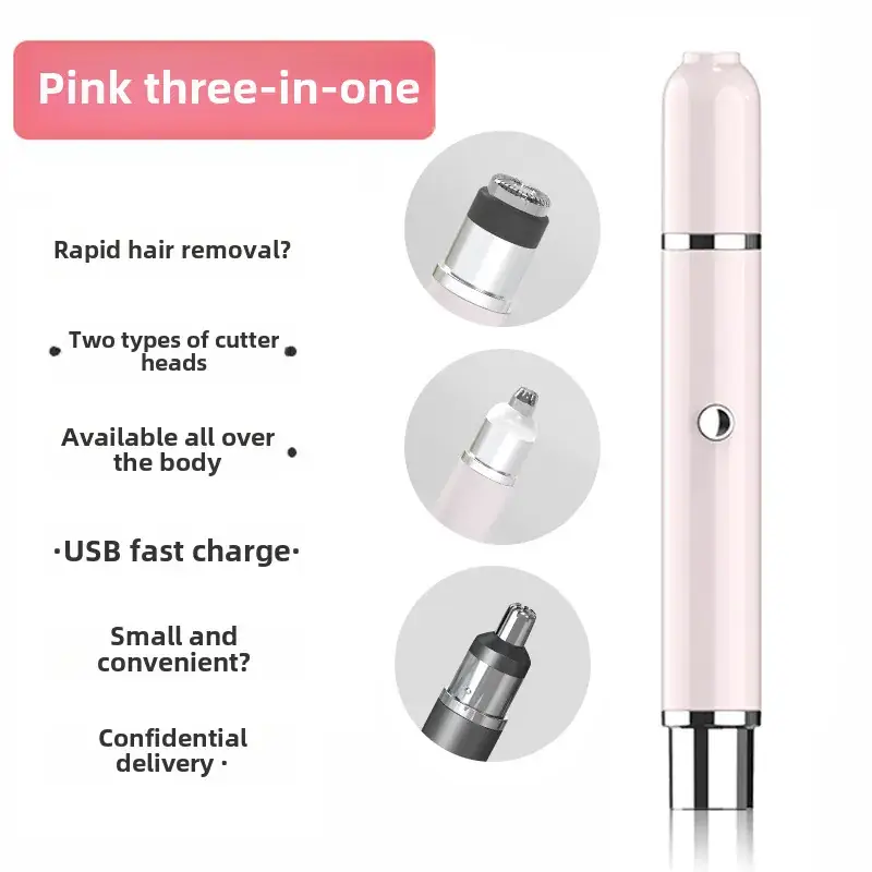 Electric Eyebrow Trimmer with Blade & Charging Cable - Image 3