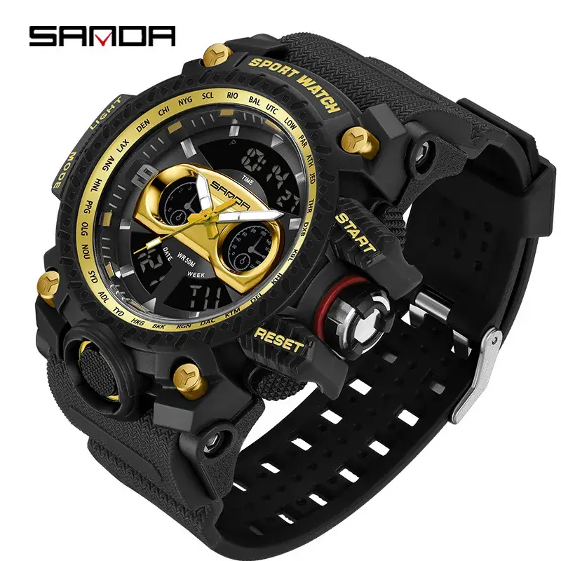 Sanda Multifunctional Digital Watch for Men Outdoor Sports - Image 11