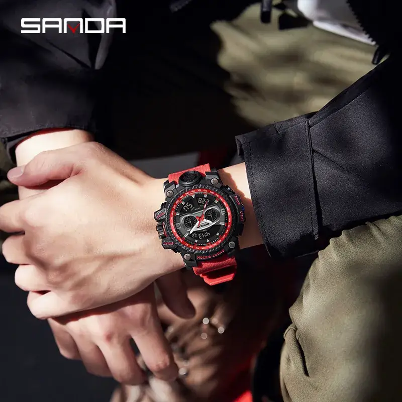 Sanda Multifunctional Digital Watch for Men Outdoor Sports - Image 13