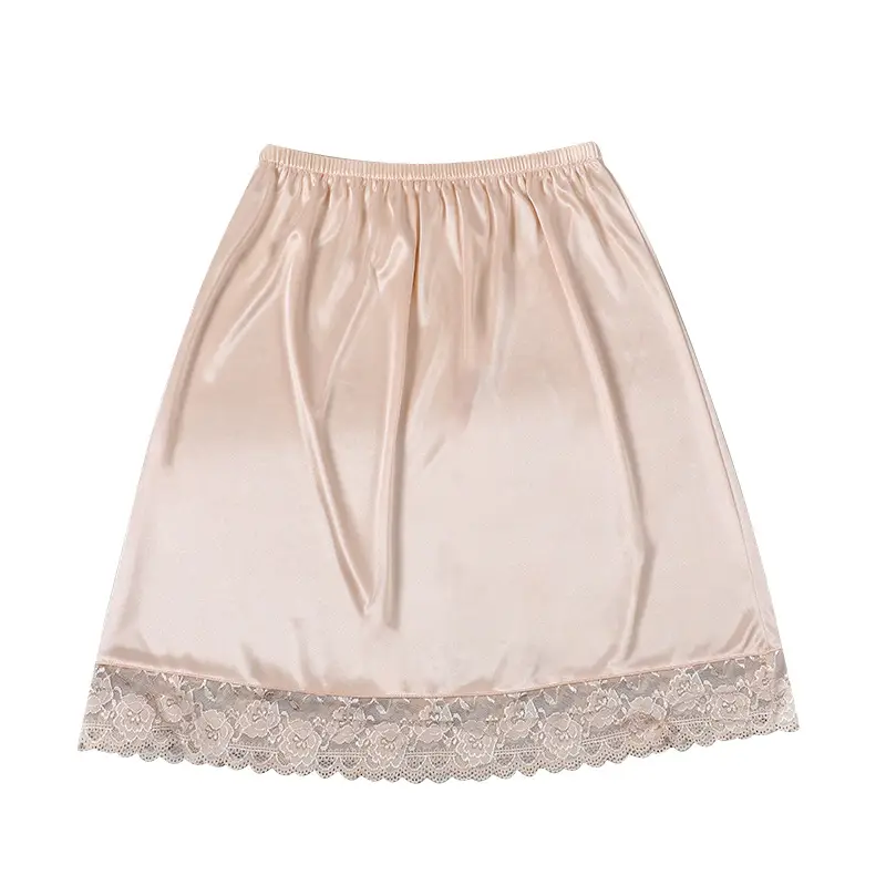 Lace Edge Ice Silk Safety Skirt 45cm Large - Image 8