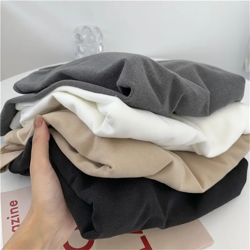 Women's Derong Warm Brushed Long Sleeve T-Shirt White — feature 10