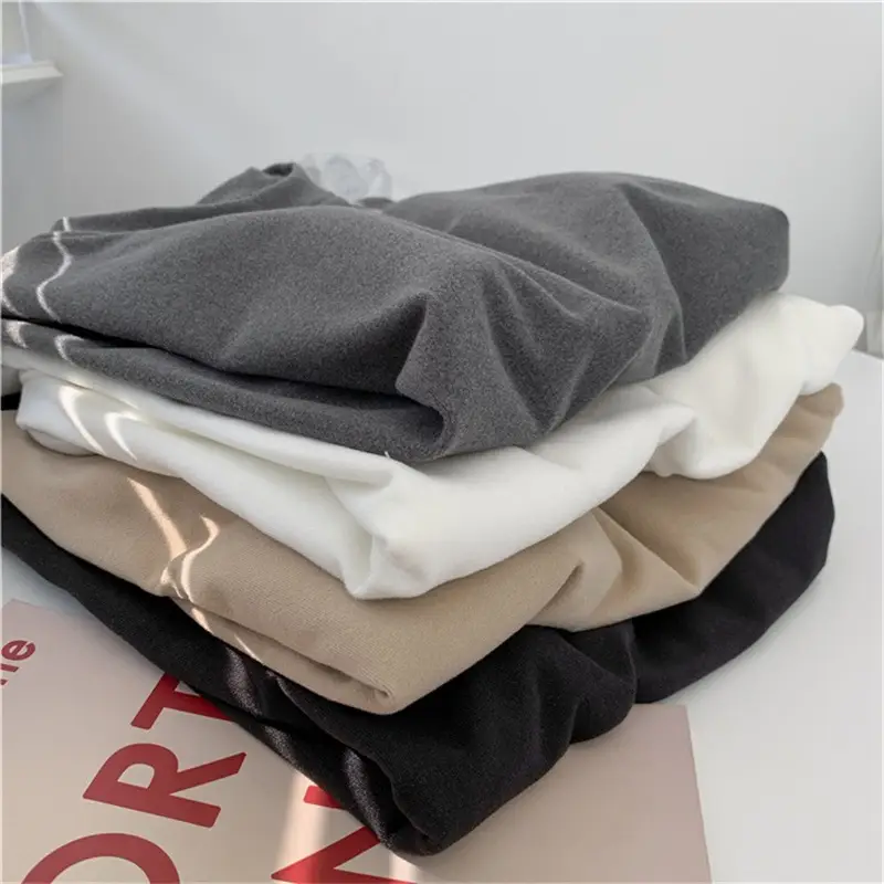 Women's Derong Warm Brushed Long Sleeve T-Shirt White — feature 9