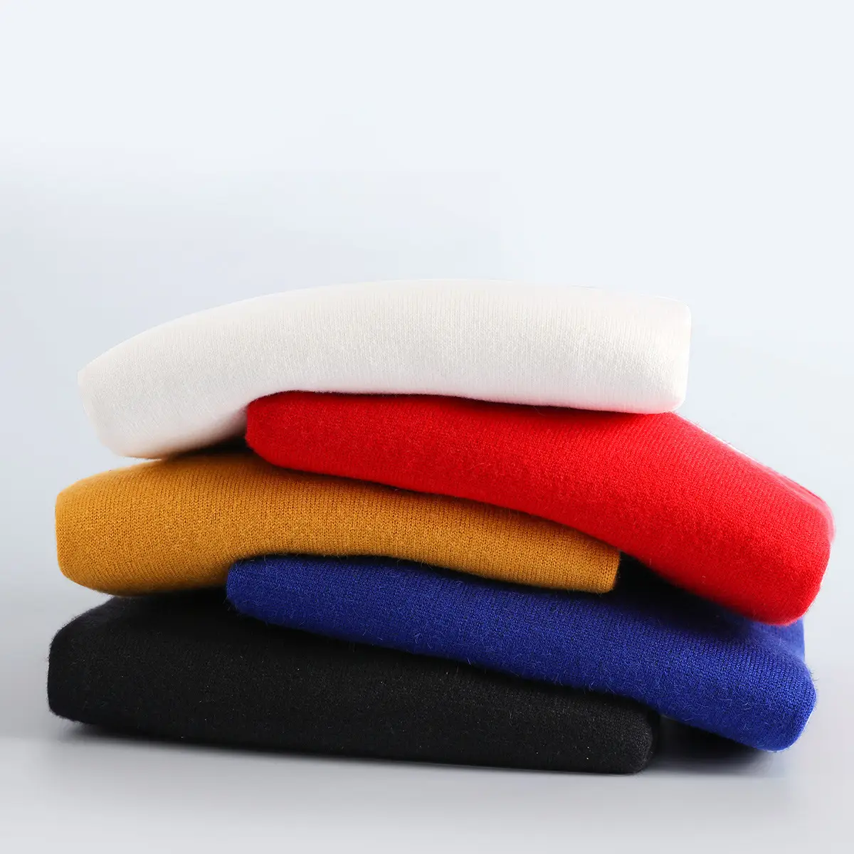 Children's White Knitted Sweater Large Boys Winter Wear — feature 16