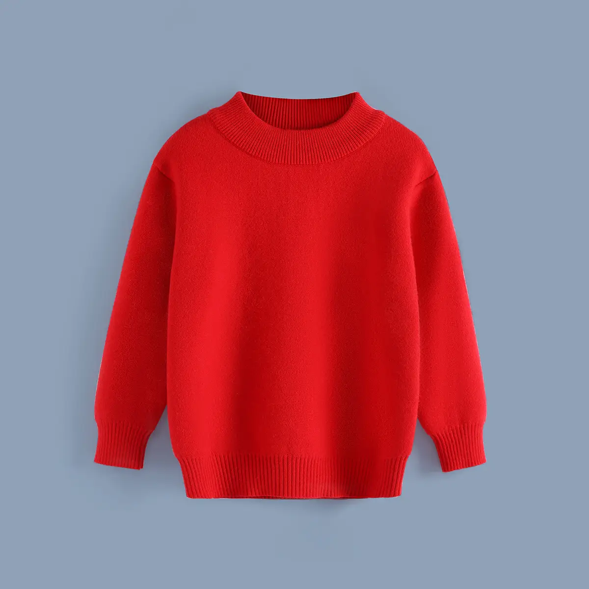 Children's White Knitted Sweater Large Boys Winter Wear — feature 19