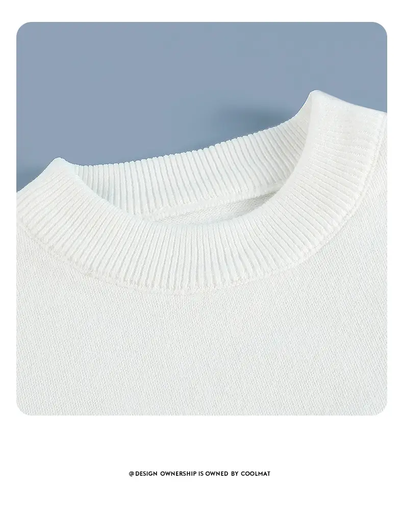 Children's White Knitted Sweater Large Boys Winter Wear — feature 8