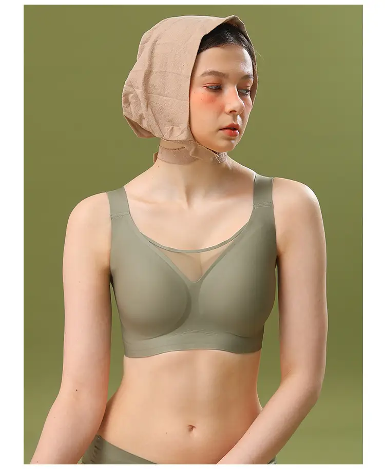 Large Chest Small Shrinkable Full Cup Sports Bra Women — feature 21
