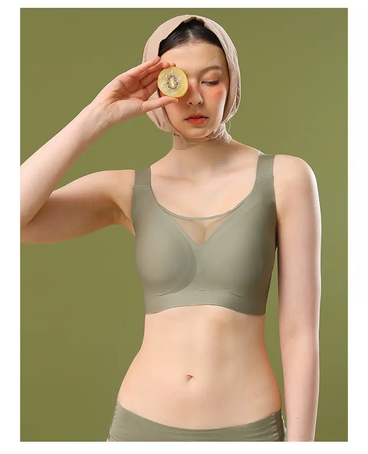 Large Chest Small Shrinkable Full Cup Sports Bra Women — feature 22