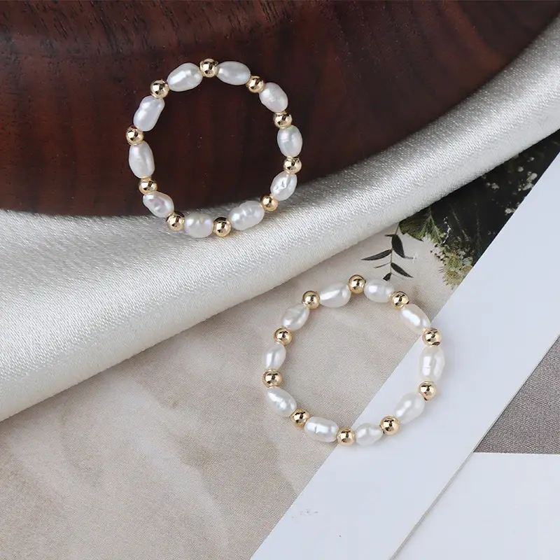 US 14K Gold Pearl Bracelet for Women - Image 2