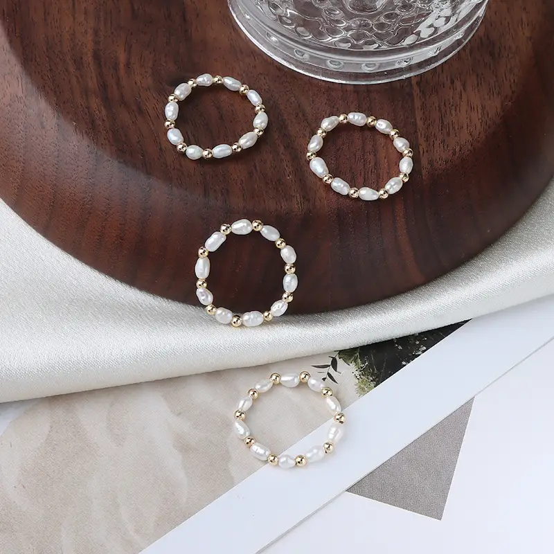 US 14K Gold Pearl Bracelet for Women - Image 4