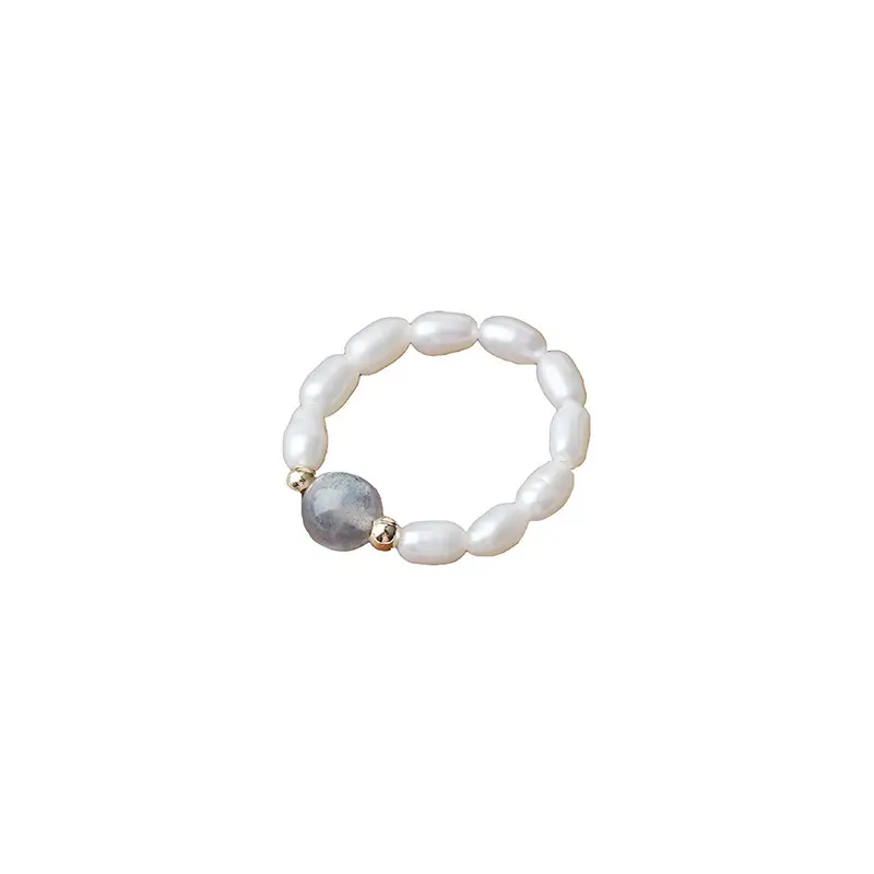 Moonstone Pearl Rings 14K Gold Color-Preserving - Image 6