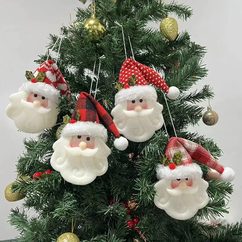 Knitted Christmas Santa Doll Pendant with Red Hat - Image 6