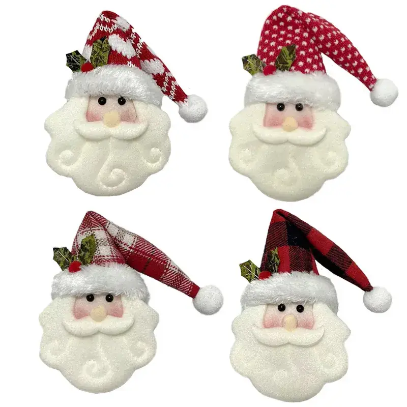 Knitted Christmas Santa Doll Pendant with Red Hat - Image 8