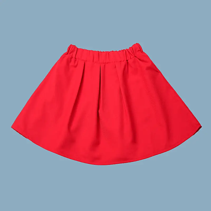 Girls Black Skirt School Uniform All-Match