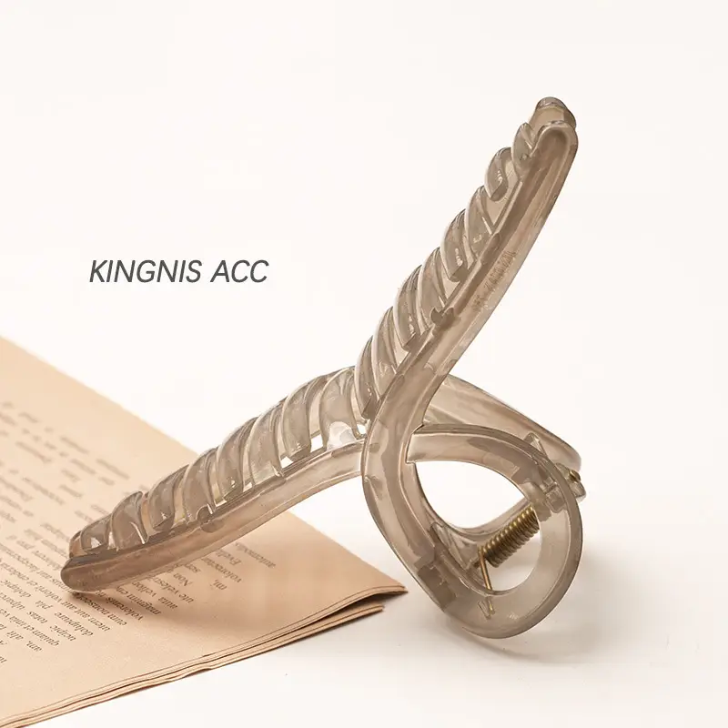 South Korea Ins Large Jelly Hair Grab Clip - Image 12