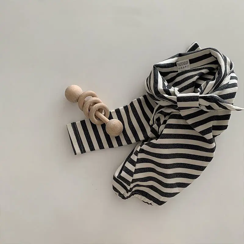 Baby Long Sleeve Striped Top Cream Cotton — feature 10