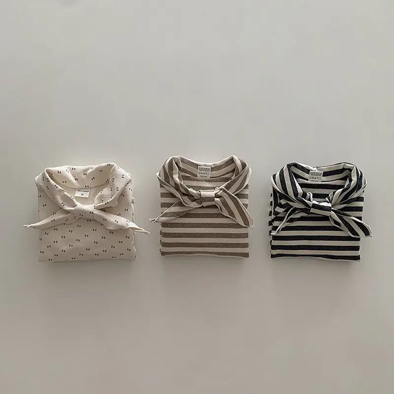 Baby Long Sleeve Striped Top Cream Cotton — feature 12