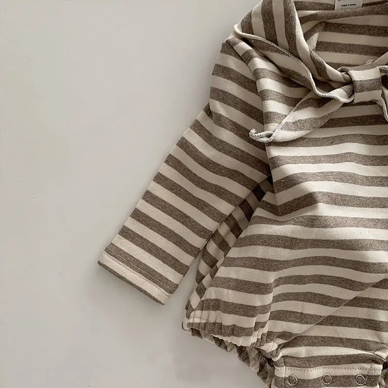 Baby Long Sleeve Striped Top Cream Cotton — feature 6