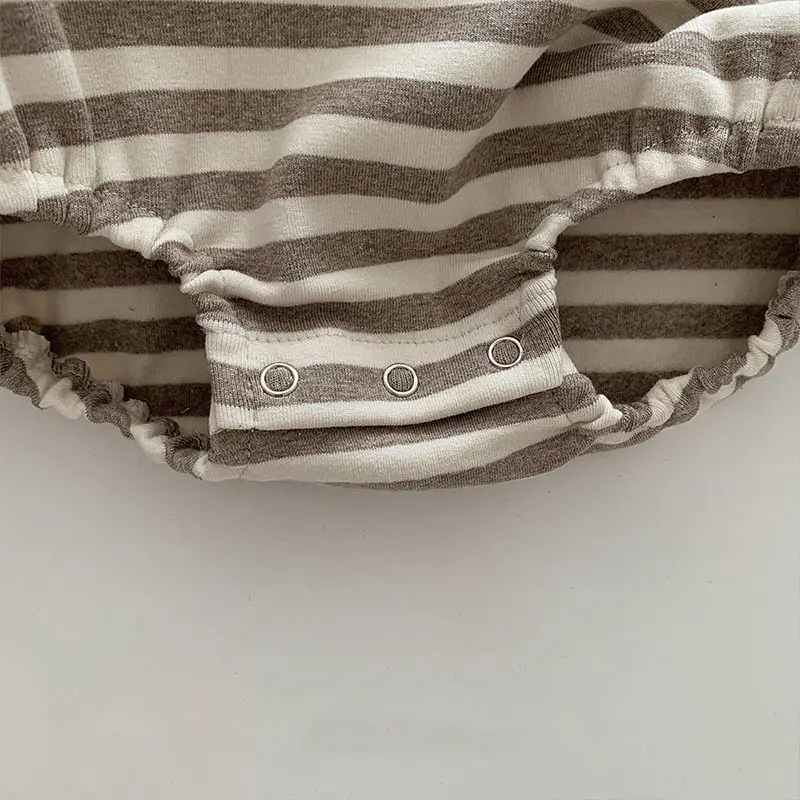 Baby Long Sleeve Striped Top Cream Cotton — feature 7