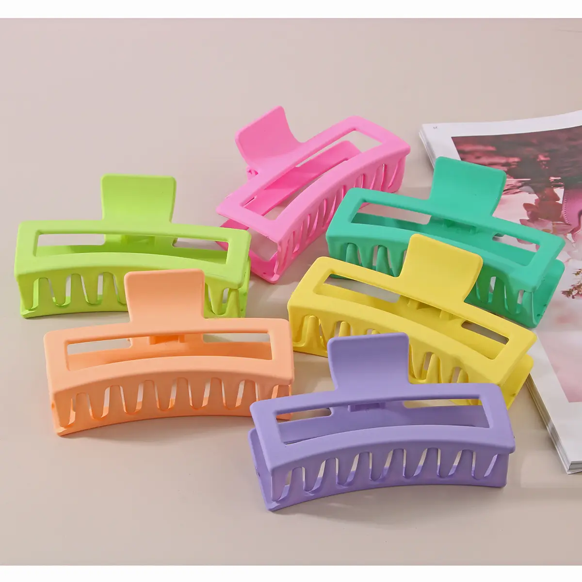 Frosted Large Hair Clip 13cm Multi-Purpose — feature 11