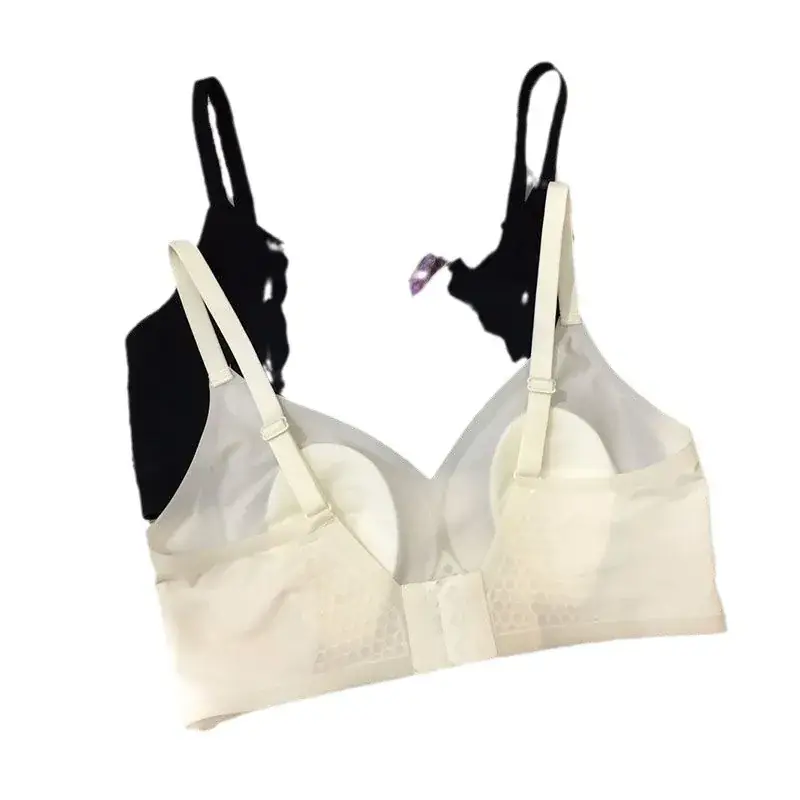 Ultra-Thin Jelly Underwear Women's Push-Up Big Chest Anti-Sagging
