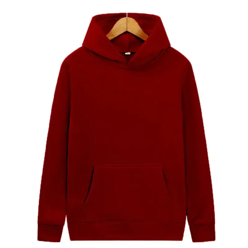 Women Pink Fleece Hoodie Solid Color Medium to XL — feature 15
