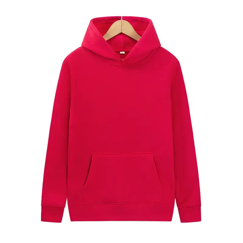 Women Pink Fleece Hoodie Solid Color Medium to XL
