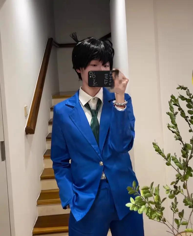 Kudo Shinichi Maoli Xiaolan Blue Suit Set for Women — feature 10